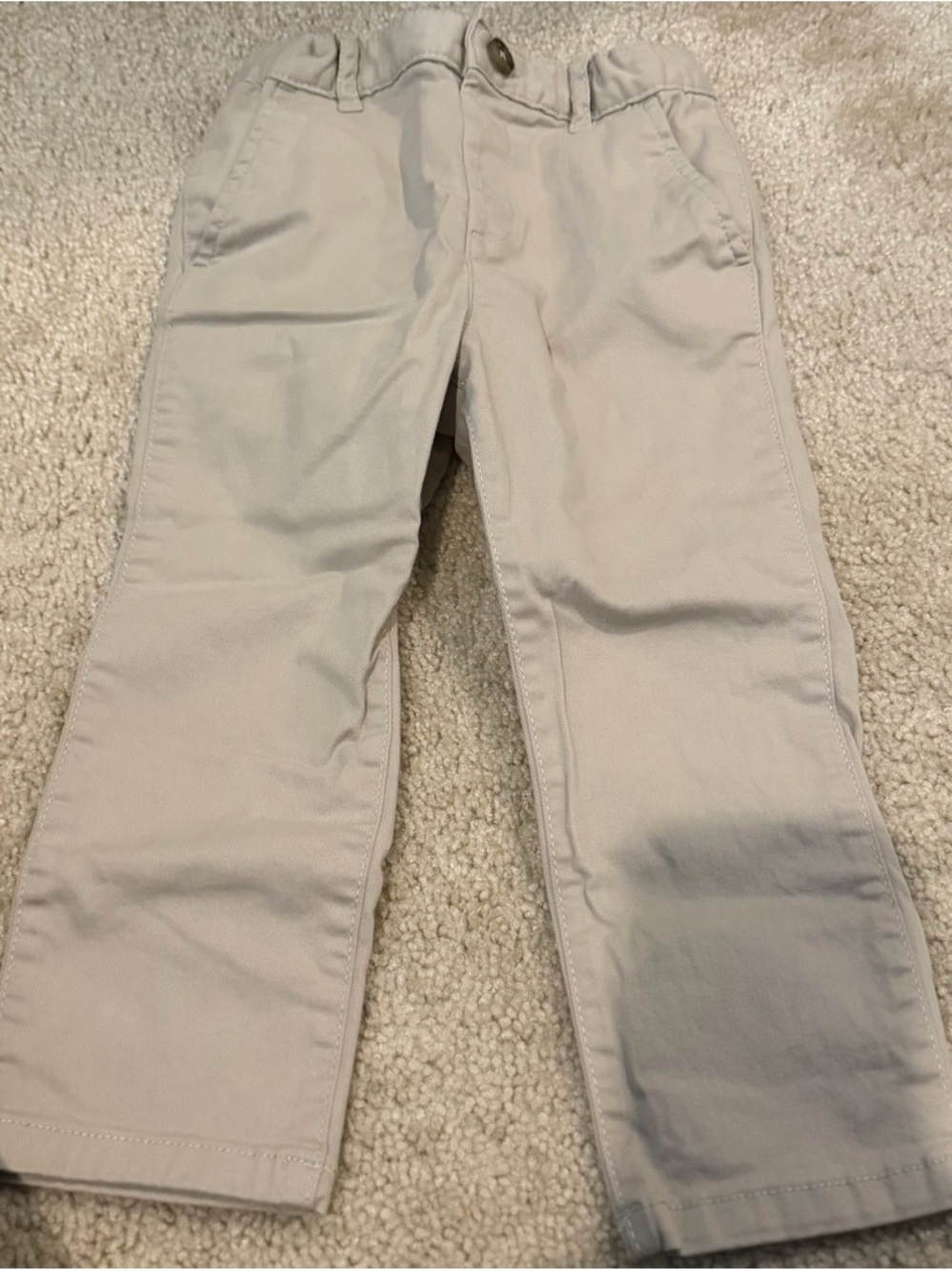 The Children's Place Cream Straight-Leg Chinos